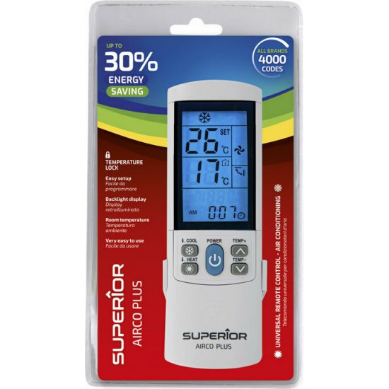 Τηλεκοντρόλ Superior AirCo Plus Energy Saving Air Conditioning (SUPCU001) Τηλεκοντρόλ Superior AirCo Plus Energy Saving Air Conditioning (SUPCU001)