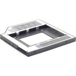 Gembird Slim Mounting Frame MF-95-02 for 2.5'' Drive to 5.25'' Bay (έως 12.7mm)
