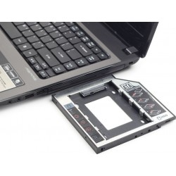 Gembird Slim Mounting Frame MF-95-02 for 2.5'' Drive to 5.25'' Bay (έως 12.7mm)