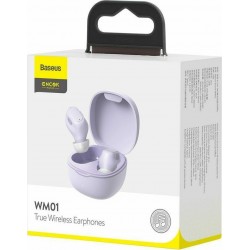 Baseus Encok True Wireless Earphones WM01 Purple (NGWM01-05)