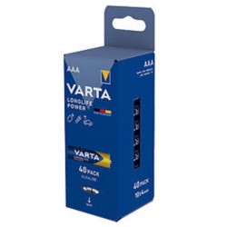 Varta LongLife AAA 1.5V (40τμχ) (4008496987924)