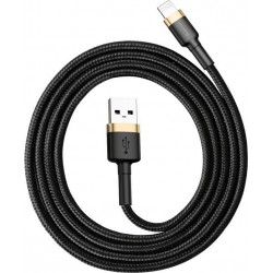 Baseus Cafule Cable USB to Lightning 2.4A 1M Gold+Black (CALKLF-BV1)