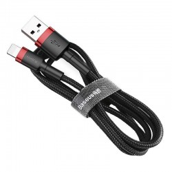 Baseus Cafule Cable USB to Lightning 1.5A 2M Black+Red (CALKLF-C19)