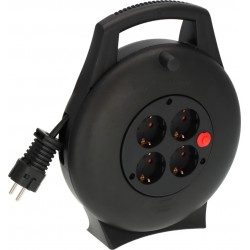 Brennenstuhl Vario-Line Μπαλαντέζα 4 Θέσεων με Καλώδιο 10m/ H05VV-F/ 3G1,5 Black (1093900)
