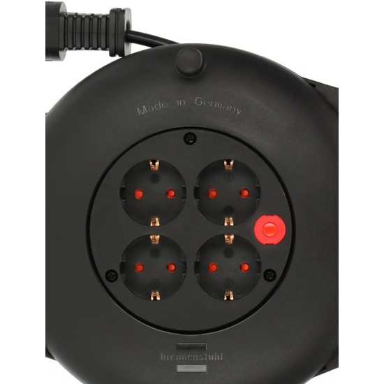 Brennenstuhl Vario-Line Μπαλαντέζα 4 Θέσεων με Καλώδιο 10m/ H05VV-F/ 3G1,5 Black (1093900) Brennenstuhl Vario-Line Μπαλαντέζα 4 Θέσεων με Καλώδιο 10m/ H05VV-F/ 3G1,5 Black (1093900)