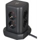 Brennenstuhl Tower Πολύπριζο 8 Θέσεων με Διακόπτη, 4 Θύρες USB και Καλώδιο 2m/ H05VV-F/ 3G1,5 Black (1153560000) Brennenstuhl Tower Πολύπριζο 8 Θέσεων με Διακόπτη, 4 Θύρες USB και Καλώδιο 2m/ H05VV-F/ 3G1,5 Black (1153560000)