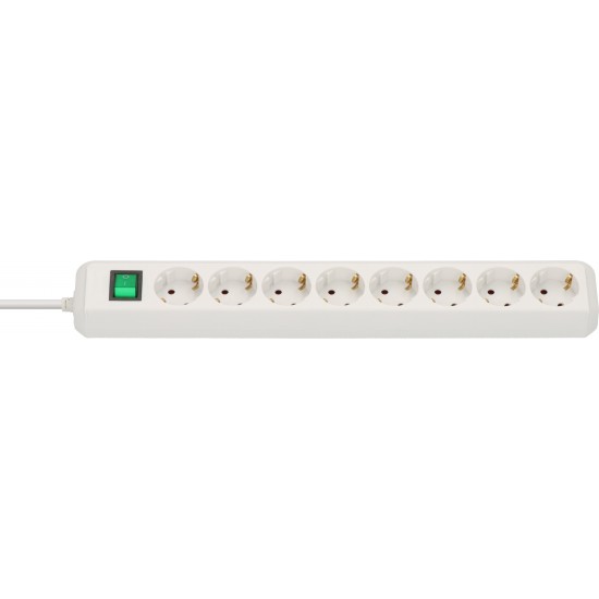 Brennenstuhl Eco-Line Πολύπριζο Ασφαλείας 8 Θέσεων με Διακόπτη και Καλώδιο 3m/ H05VV-F/ 3G1,5 White (1159320018) Brennenstuhl Eco-Line Πολύπριζο Ασφαλείας 8 Θέσεων με Διακόπτη και Καλώδιο 3m/ H05VV-F/ 3G1,5 White (1159320018)
