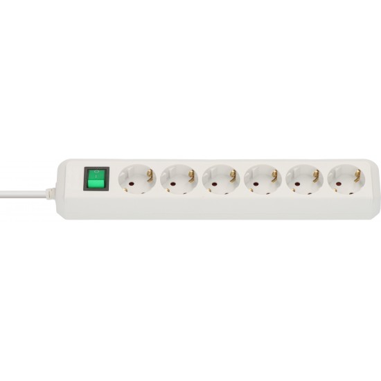 Brennenstuhl Eco-Line Πολύπριζο Ασφαλείας 6 Θέσεων με Διακόπτη και Καλώδιο 1,5m/ H05VV-F/ 3G1,5 White (1159520015) Brennenstuhl Eco-Line Πολύπριζο Ασφαλείας 6 Θέσεων με Διακόπτη και Καλώδιο 1,5m/ H05VV-F/ 3G1,5 White (1159520015)