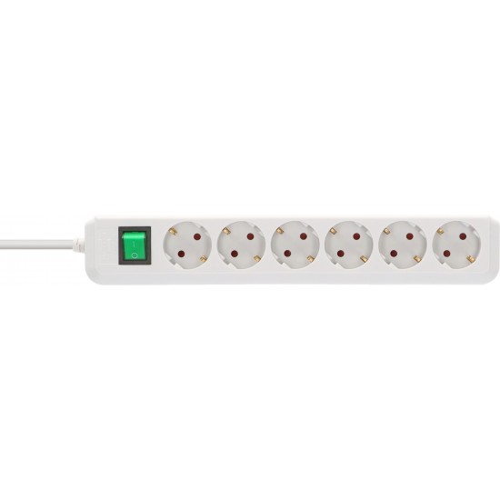 Brennenstuhl Eco-Line Πολύπριζο Ασφαλείας 6 Θέσεων με Διακόπτη και Καλώδιο 1,5m/ H05VV-F/ 3G1,5 White (1159520015) Brennenstuhl Eco-Line Πολύπριζο Ασφαλείας 6 Θέσεων με Διακόπτη και Καλώδιο 1,5m/ H05VV-F/ 3G1,5 White (1159520015)