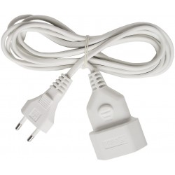 Brennenstuhl Καλώδιο Προέκτασης 5m/ H03VVH2-F/ 2*0,75 White (1161670)