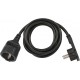 Brennenstuhl Καλώδιο Προέκτασης με Επίπεδο Φις 2m/ H05VV-F/ 3G1,5 Black (1168980020) Brennenstuhl Καλώδιο Προέκτασης με Επίπεδο Φις 2m/ H05VV-F/ 3G1,5 Black (1168980020)