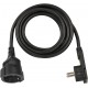 Brennenstuhl Καλώδιο Προέκτασης με Επίπεδο Φις 3m/ H05VV-F/ 3G1,5 Black (1168980030) Brennenstuhl Καλώδιο Προέκτασης με Επίπεδο Φις 3m/ H05VV-F/ 3G1,5 Black (1168980030)