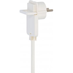 Brennenstuhl Καλώδιο Προέκτασης με Επίπεδο Φις 5m/ H05VV-F/ 3G1,5 White (1168980250)