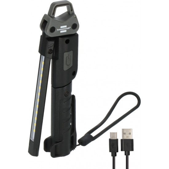 Brennenstuhl HL 400 AC Αναδιπλούμενος Επαναφορτιζόμενος Φακός Εργασίας LED με 3 Πηγές Φωτός 400lm, 120lm και 200lm (1173730002) Brennenstuhl HL 400 AC Αναδιπλούμενος Επαναφορτιζόμενος Φακός Εργασίας LED με 3 Πηγές Φωτός 400lm, 120lm και 200lm (1173730002)