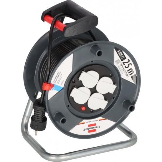 Brennenstuhl Garant E Μπαλαντέζα 4 Θέσεων με Καλώδιο 25m/ H05VV-F/ 3G1,5 Black (1215056) Brennenstuhl Garant E Μπαλαντέζα 4 Θέσεων με Καλώδιο 25m/ H05VV-F/ 3G1,5 Black (1215056)