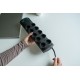Brennenstuhl Primera-Line Power Strip 10-Fold [2 Switches / 5 Sockets each - Cable 2m - Black] (1153300120)