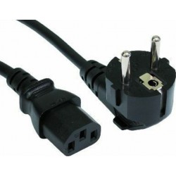 Καλώδιο Ρεύματος 1.2m Schuko Male - IEC C13 Female