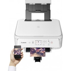 Canon PIXMA TS5151 - Πολυμηχάνημα Inkjet με Εκτύπωση, Σάρωση & Αντιγραφή, Wi-Fi & USB, Λευκό