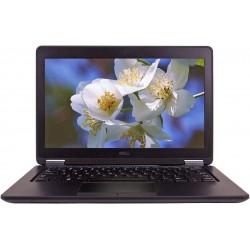 Dell Latitude E7250 Black - Core i5-5300U 2x 2.30GHz ~ 2.90GHz, 12.5" HD 1366x768, 8GB RAM, 256GB SSD, Win 10 Pro (Refurbished)
