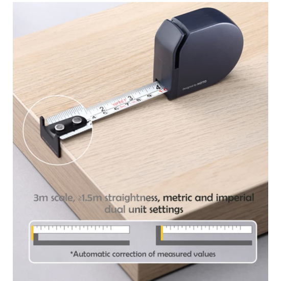 HOTO Self-Locking Tape Measure 3m (QWZSJC001) HOTO Self-Locking Tape Measure 3m (QWZSJC001)