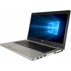 HP EliteBook Folio 9470m Silver - Core i7-3rd Gen 2x 2.10GHz ~ 3.30GHz, 14" HD+ 1600x900, 8GB RAM, 256GB SSD, Win 10 Pro (Refurbished)