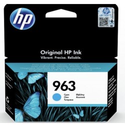 HP 963 Γνήσιο Μελάνι Εκτυπωτή InkJet - Κυανό