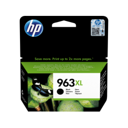 HP 963XL Γνήσιο Μελάνι Εκτυπωτή InkJet Υψηλής Απόδοσης (High Yield) - Μαύρο