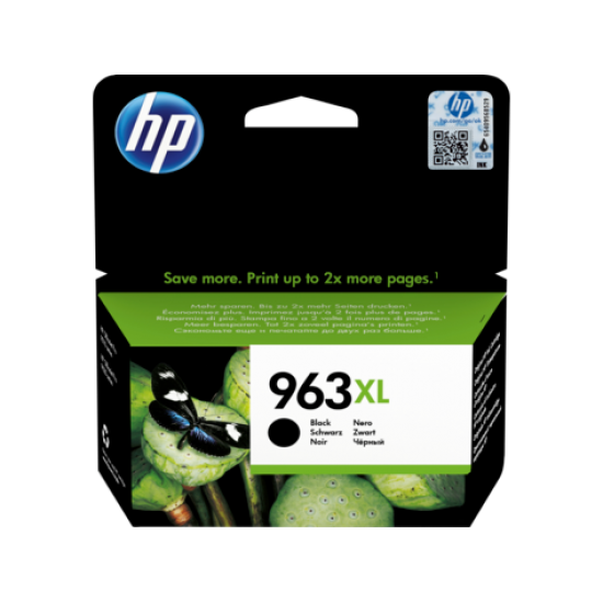 HP 963XL Γνήσιο Μελάνι Εκτυπωτή InkJet Υψηλής Απόδοσης (High Yield) - Μαύρο HP 963XL Γνήσιο Μελάνι Εκτυπωτή InkJet Υψηλής Απόδοσης (High Yield) - Μαύρο