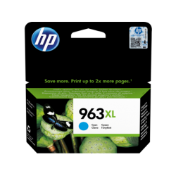 HP 963XL Γνήσιο Μελάνι Εκτυπωτή InkJet Υψηλής Απόδοσης (High Yield) - Κυανό