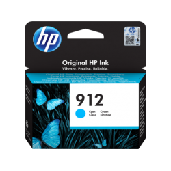 HP 912 Γνήσιο Μελάνι Εκτυπωτή InkJet - Κυανό