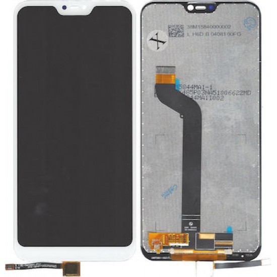 Οθόνη Xiaomi Mi A2 Lite Λευκή Οθόνη Xiaomi Mi A2 Lite Λευκή