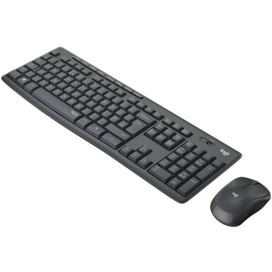 Logitech MK295 Silent Ασύρματο Σετ Πληκτρολόγιο & Ποντίκι - Μαύρο Logitech MK295 Silent Ασύρματο Σετ Πληκτρολόγιο & Ποντίκι - Μαύρο