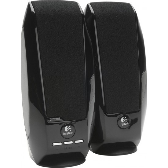 Logitech S150 Ηχεία Υπολογιστή 2.0 με Ισχύ 1.2W - Μαύρο