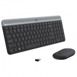 Logitech MK470 Ασύρματο Σετ Πληκτρολόγιο & Ποντίκι - Μαύρο