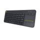 Logitech K400 Plus Ασύρματο Πληκτρολόγιο με Touchpad - Μαύρο Logitech K400 Plus Ασύρματο Πληκτρολόγιο με Touchpad - Μαύρο
