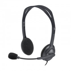 Logitech H111 On Ear Multimedia Ακουστικά με Μικρόφωνο και Σύνδεση - Μαύρο