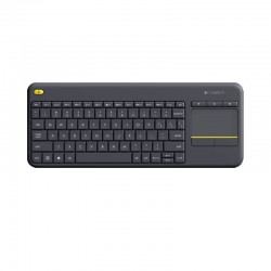 Logitech K400 Plus Ασύρματο Πληκτρολόγιο με Touchpad - Μαύρο