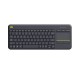 Logitech K400 Plus Ασύρματο Πληκτρολόγιο με Touchpad - Μαύρο