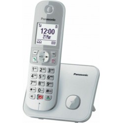 Panasonic KX-TG6851JTS Ασημί - Ασύρματο Τηλέφωνο [Ανοιχτή Ακρόαση]