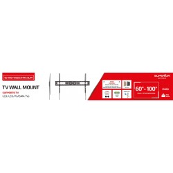 Superior Επιτοίχια Βάση Τηλεόρασης Fixed Extra Slim 60"-100" (SUPSTV007)