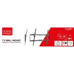 Superior Επιτοίχια Βάση Τηλεόρασης Tilt Extra Slim 37"-70" (SUPSTV015)