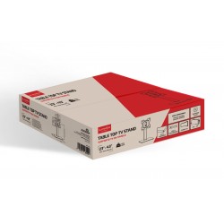 Superior Επιτραπέζια Γυάλινη Βάση Τηλεόρασης Tabletop 23"-43" (SUPSTV019)