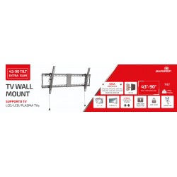 Superior Επιτοίχια Βάση Τηλεόρασης Tilt Extra Slim 42"-90" (SUPSTV021)