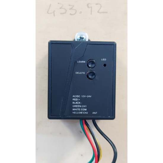Superior Indoor Kit Τηλεχειρισμού με 2 Τηλεχειριστήρια και Σταθερή Συχνότητα 433,92 MHz (SUPRK001) Superior Indoor Kit Τηλεχειρισμού με 2 Τηλεχειριστήρια και Σταθερή Συχνότητα 433,92 MHz (SUPRK001)