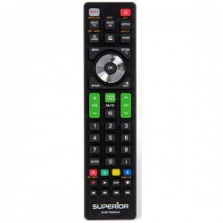 Superior Τηλεχειριστήριο Αντικατάστασης για Panasonic Smart Black - Plug & Play (SUPTRB011)
