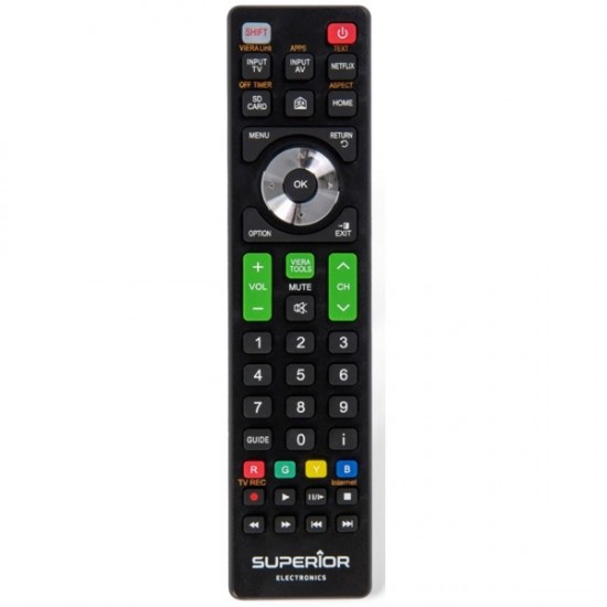 Superior Τηλεχειριστήριο Αντικατάστασης για Panasonic Smart Black - Plug & Play (SUPTRB011) Superior Τηλεχειριστήριο Αντικατάστασης για Panasonic Smart Black - Plug & Play (SUPTRB011)