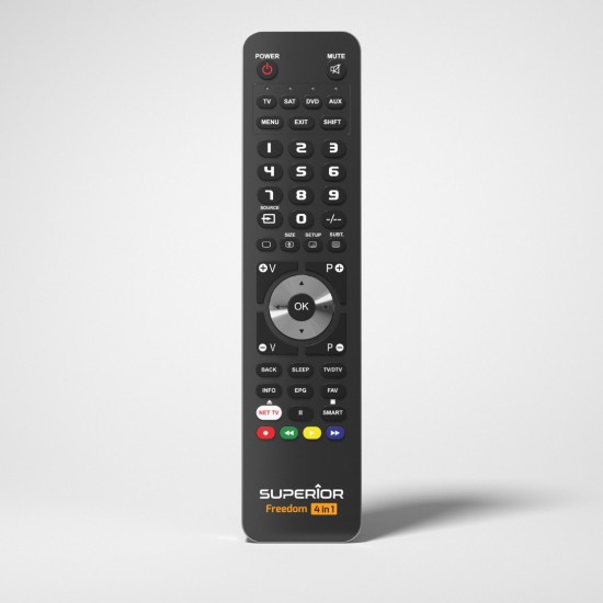 Superior Προγραμματιζόμενο Τηλεχειριστήριο Freedom USB 4in1 Black (SUPTUB003) Superior Προγραμματιζόμενο Τηλεχειριστήριο Freedom USB 4in1 Black (SUPTUB003)