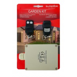 Superior Garden Kit Τηλεχειρισμού 220V AC/DC με 2 Τηλεχειριστήρια και Σταθερή Συχνότητα 433,92 MHz (SUPRK004)