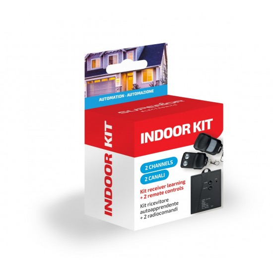 Superior Indoor Kit Τηλεχειρισμού με 2 Τηλεχειριστήρια και Σταθερή Συχνότητα 433,92 MHz (SUPRK001) Superior Indoor Kit Τηλεχειρισμού με 2 Τηλεχειριστήρια και Σταθερή Συχνότητα 433,92 MHz (SUPRK001)