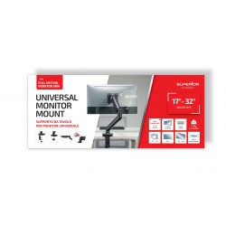 Superior Επιτραπέζια Βάση Οθόνης Pro 17"-32" με Πλήρως Ρυθμιζόμενο Βραχίονα (SUPSPC003)